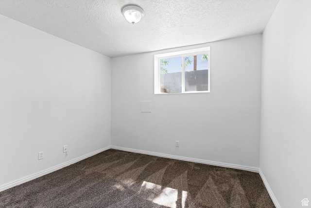 333 S 100 W, Payson, UT 84651 - unfurnished room featuring dark colored carpet, a textured ceiling, and baseboards