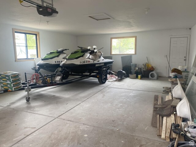 43 E 300 N, Duchesne, UT 84021 - garage featuring a garage door opener