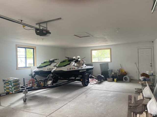 43 E 300 N, Duchesne, UT 84021 - garage featuring a garage door opener