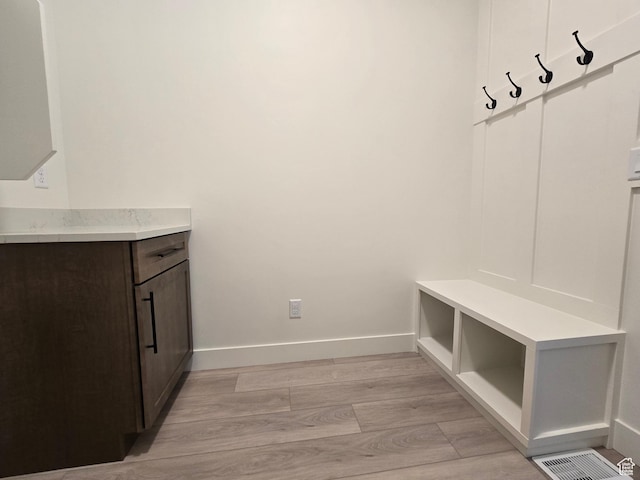 3564 W Haven Hollow Dr S, South Jordan, UT 84095 - mudroom with light wood-style flooring and baseboards