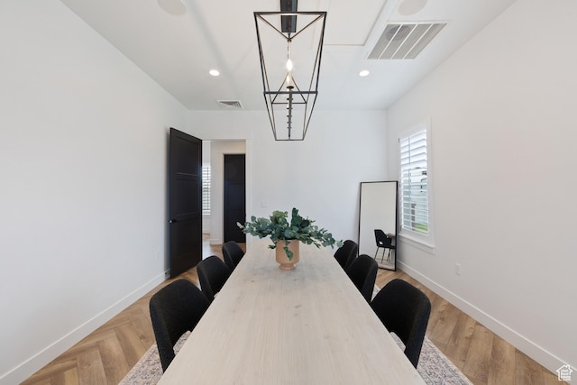 3564 W Haven Hollow Dr S, South Jordan, UT 84095 - dining space with baseboards and recessed lighting