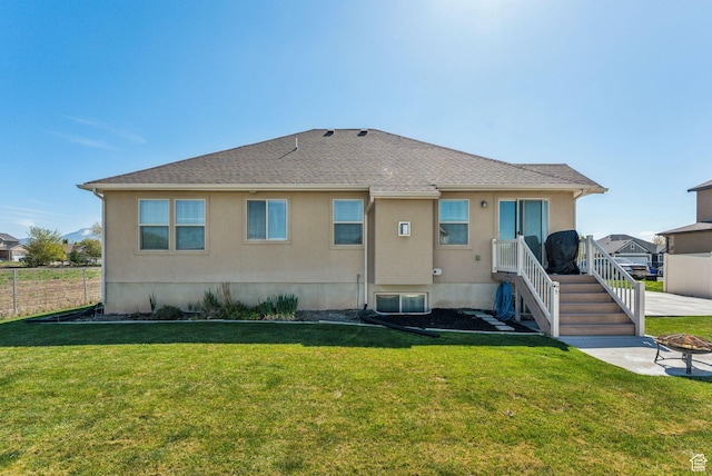 1044 S 1775 W, Syracuse, UT 84075 - back of property featuring stucco siding and roof with shingles