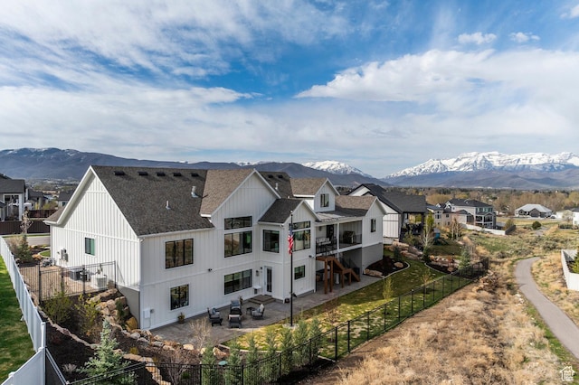 717 N Bridal Creek Ln E, Heber City, UT 84032 - aerial view of residential area with a mountainous background
