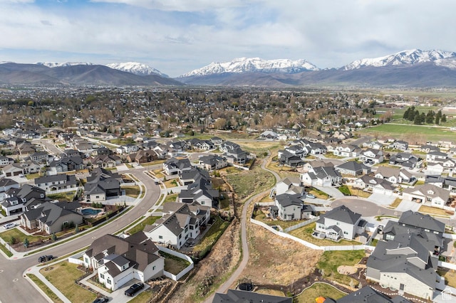 717 N Bridal Creek Ln E, Heber City, UT 84032 - aerial view of property's location featuring mountains and nearby suburban area