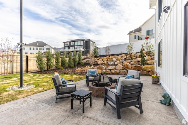 717 N Bridal Creek Ln E, Heber City, UT 84032 - fenced backyard with an outdoor fire pit and a patio