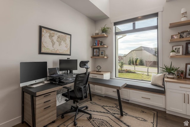 717 N Bridal Creek Ln E, Heber City, UT 84032 - home office featuring wood finished floors