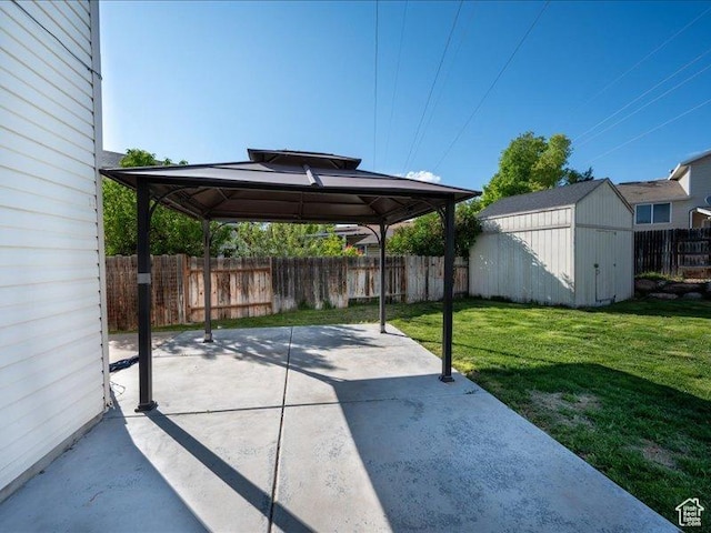2014 S Jenny Ln, Clearfield, UT 84015 - view of patio featuring a gazebo