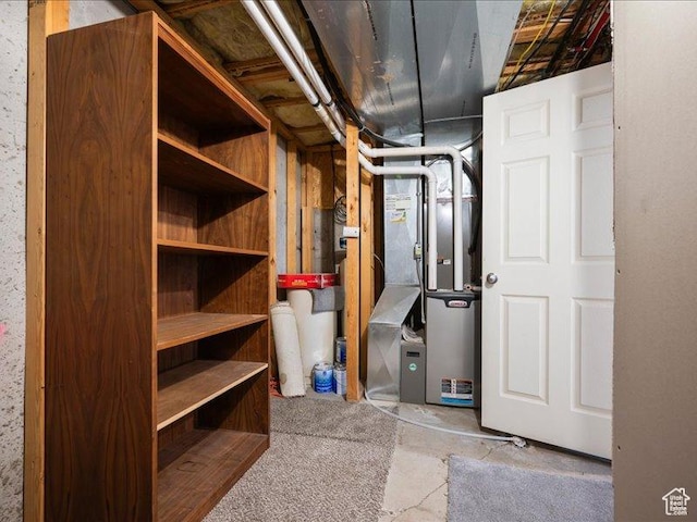 2014 S Jenny Ln, Clearfield, UT 84015 - unfinished below grade area featuring heating unit