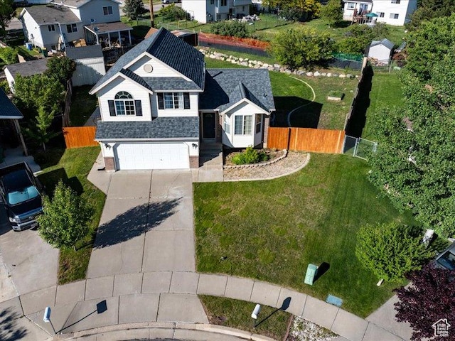 2014 S Jenny Ln, Clearfield, UT 84015 - aerial view of residential area