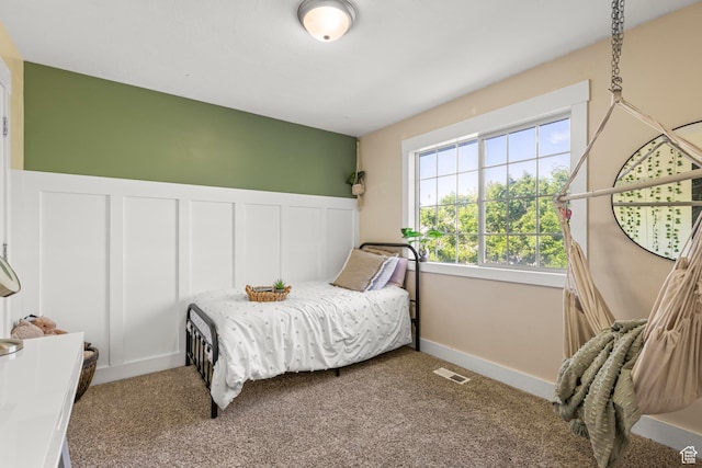 1933 N 120 W, Tooele, UT 84074 - carpeted bedroom with a decorative wall and a wainscoted wall
