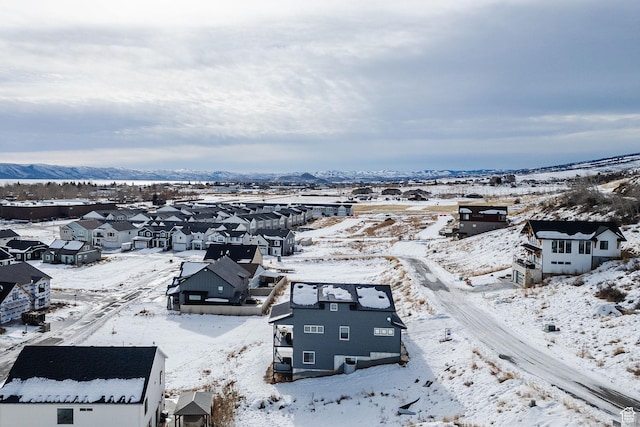 660 N Lochwood Dr # 69, Garden City, UT 84028 - snowy aerial view featuring a residential view