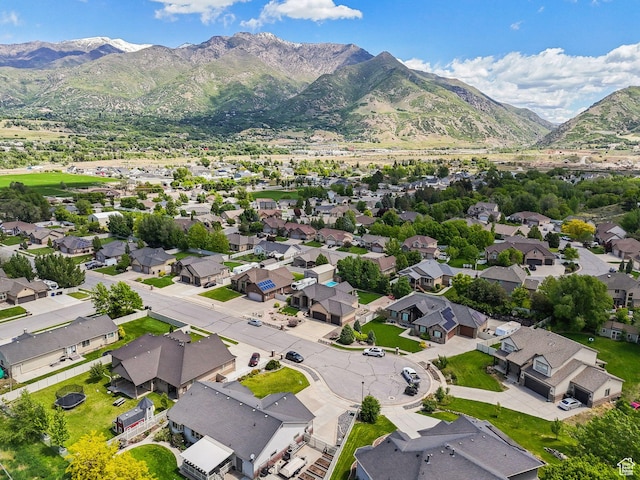 7538 S 1740 E, South Weber, UT 84405 - aerial view of residential area with mountains