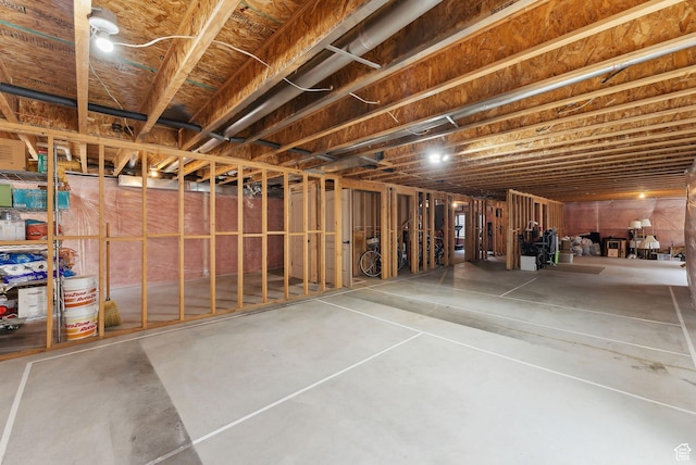 7538 S 1740 E, South Weber, UT 84405 - view of unfinished basement