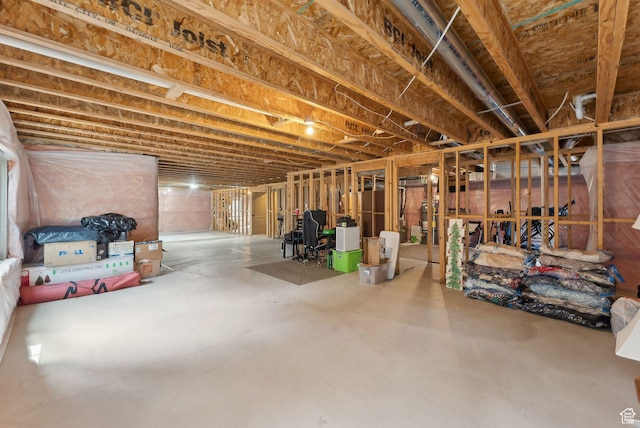7538 S 1740 E, South Weber, UT 84405 - view of unfinished below grade area