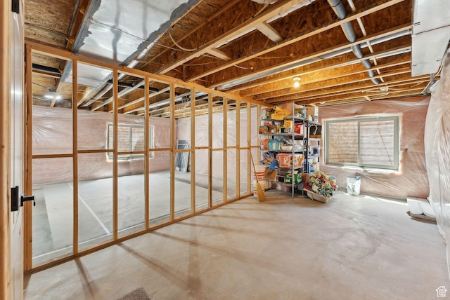 7538 S 1740 E, South Weber, UT 84405 - view of unfinished below grade area