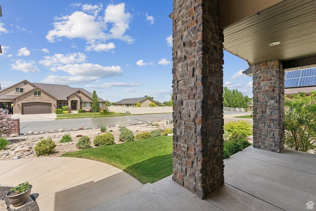 7538 S 1740 E, South Weber, UT 84405 - view of patio / terrace featuring a residential view