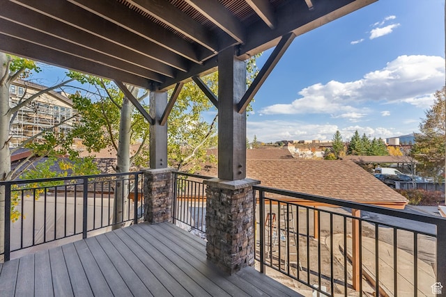 6749 N 2200 W Unit B102, Park City, UT 84098 - view of wooden deck