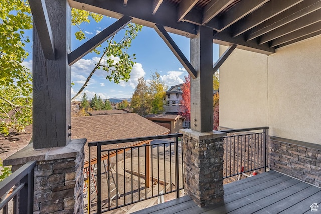 6749 N 2200 W Unit B102, Park City, UT 84098 - view of wooden terrace