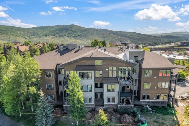 6749 N 2200 W Unit B102, Park City, UT 84098 - aerial view of property and surrounding area with a mountainous background