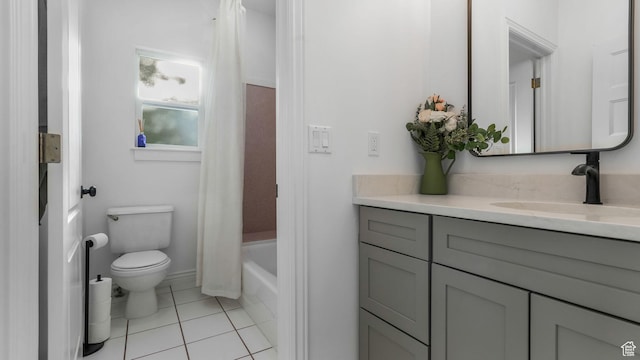 5557 W 13680 S, Herriman, UT 84096 - bathroom with toilet, vanity, and tile patterned flooring