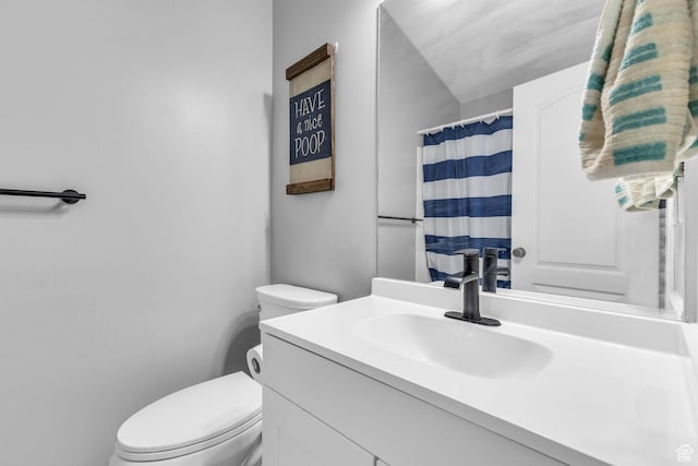 5131 W 6275 S, West Jordan, UT 84081 - bathroom with toilet, vanity, and curtained shower