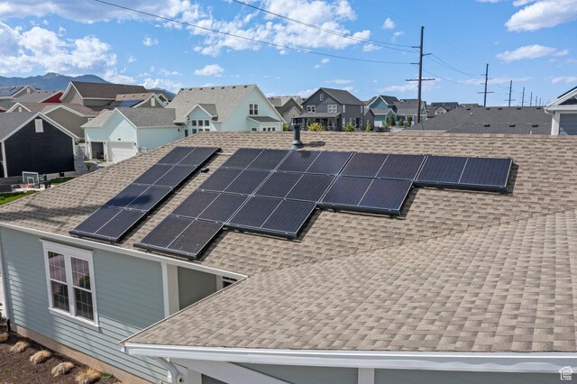11242 S Willow Dr, South Jordan, UT 84009 - exterior view of a shingled roof, a residential view, and gutters