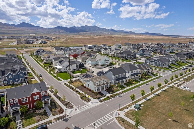 11242 S Willow Dr, South Jordan, UT 84009 - aerial view of residential area featuring mountains