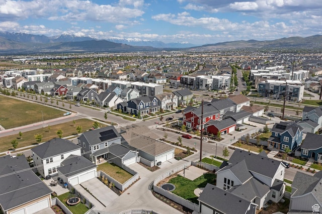11242 S Willow Dr, South Jordan, UT 84009 - aerial perspective of suburban area with a mountain backdrop