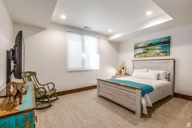 900 W Weber Canyon Rd, Oakley, UT 84055 - carpeted bedroom featuring baseboards and recessed lighting