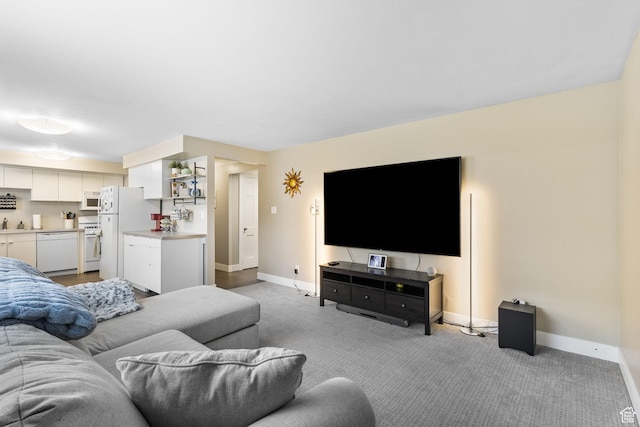 2220 E Murray Holladay Rd Unit 156, Holladay, UT 84117 - living room with baseboards and light colored carpet