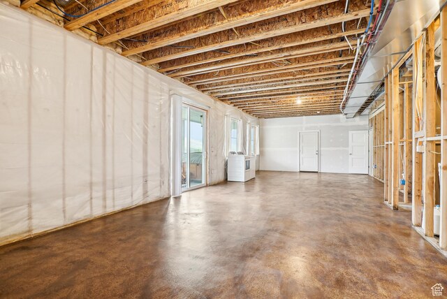 15056 S Sage Terrace Ln Unit 1014, Herriman, UT 84096 - basement with separate washer and dryer