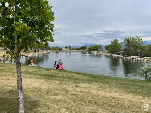 15056 S Sage Terrace Ln Unit 1014, Herriman, UT 84096 - water view with a mountainous background