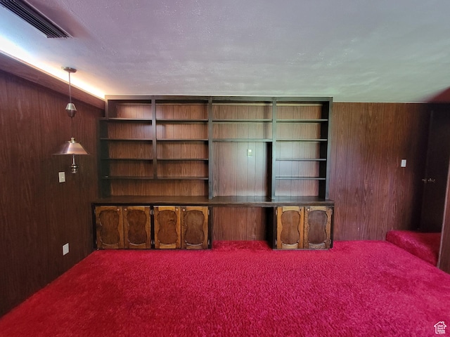 494 W 400 S, Cedar City, UT 84720 - unfurnished living room featuring wood walls
