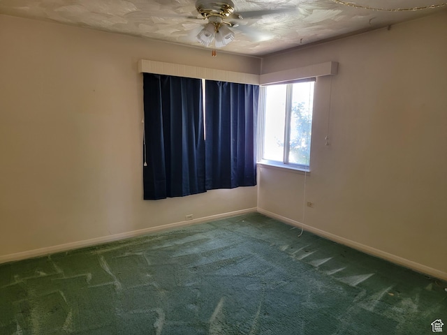 494 W 400 S, Cedar City, UT 84720 - carpeted empty room with a ceiling fan and baseboards