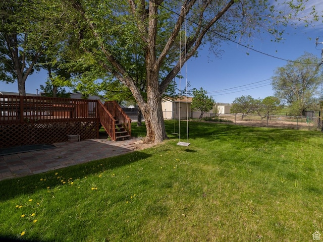 3870 S 2500 E, Vernal, UT 84078 - view of yard featuring a deck and a patio