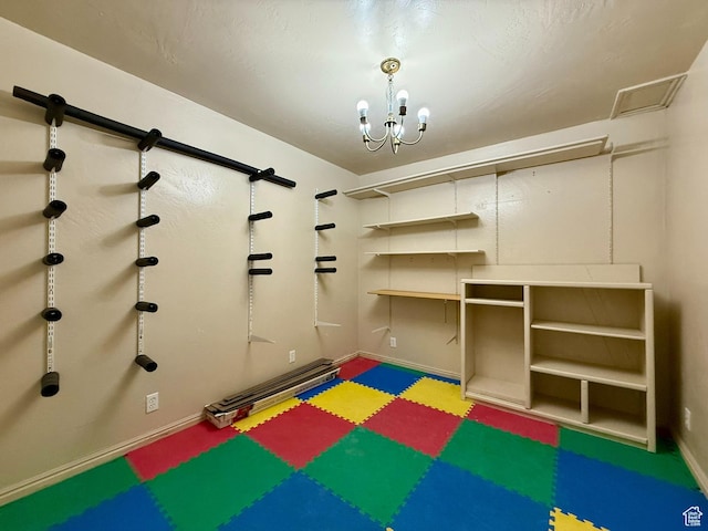 3870 S 2500 E, Vernal, UT 84078 - rec room with tile patterned floors and baseboards