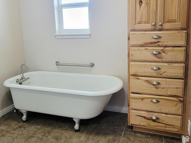 3870 S 2500 E, Vernal, UT 84078 - full bathroom with baseboards and a freestanding tub