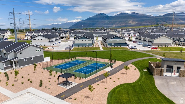 3457 E 1320 S, Spanish Fork, UT 84660 - aerial view of residential area featuring mountains