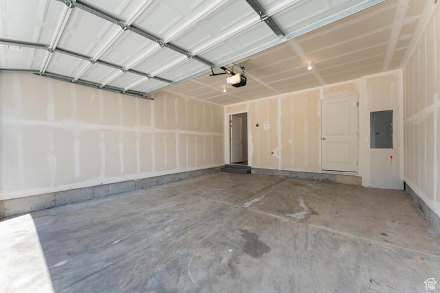 3457 E 1320 S, Spanish Fork, UT 84660 - garage with a garage door opener and electric panel