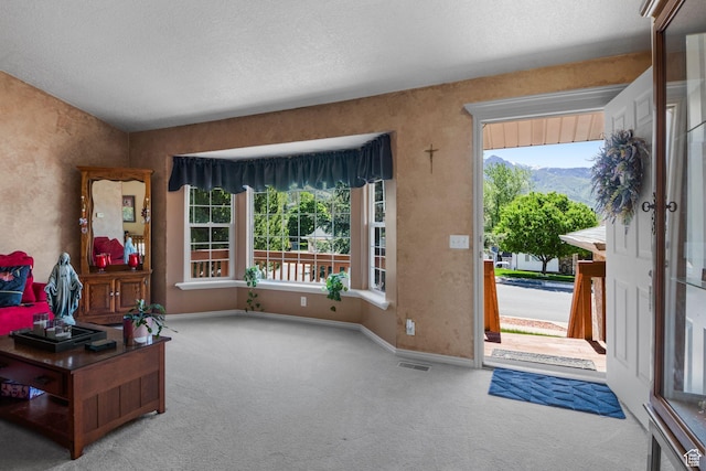 2239 E 3225 N, Layton, UT 84040 - entryway featuring carpet floors, a textured ceiling, and baseboards