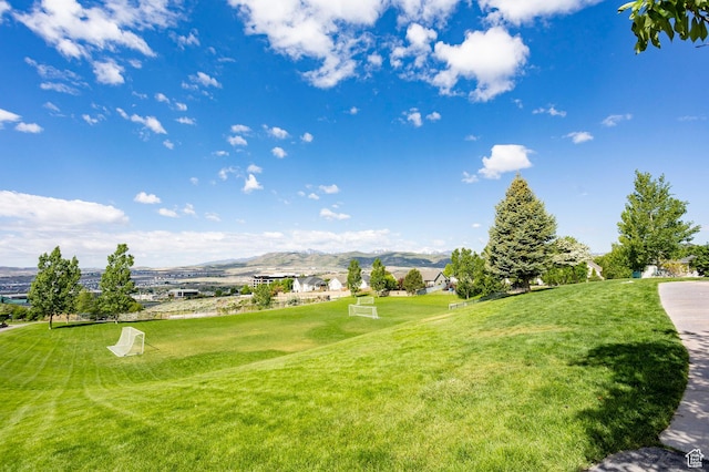 2271 W New Harvest Ln, Lehi, UT 84043 - view of yard with a mountain view