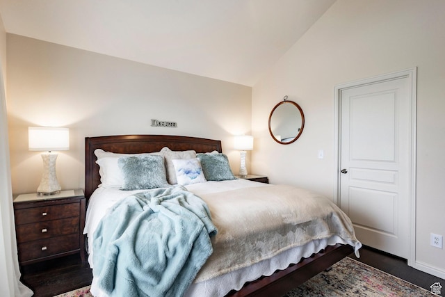 2271 W New Harvest Ln, Lehi, UT 84043 - bedroom featuring vaulted ceiling