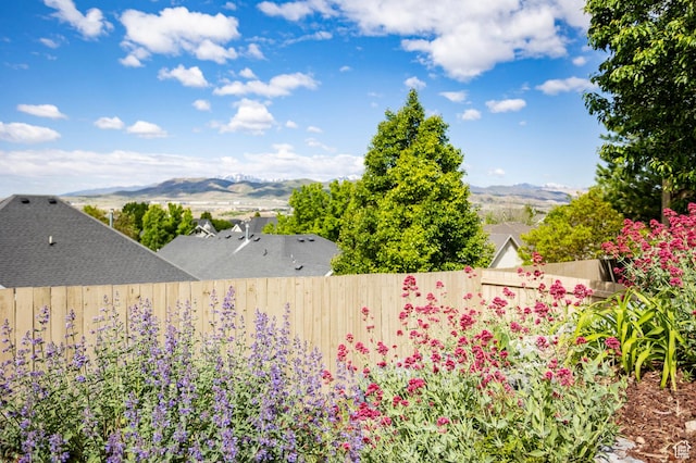 2271 W New Harvest Ln, Lehi, UT 84043 - fenced backyard with a mountain view
