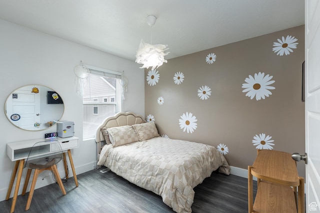 15187 S Sabre Pl, Bluffdale, UT 84065 - bedroom with baseboards and wood finished floors