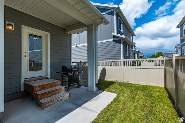 15187 S Sabre Pl, Bluffdale, UT 84065 - view of yard featuring a patio