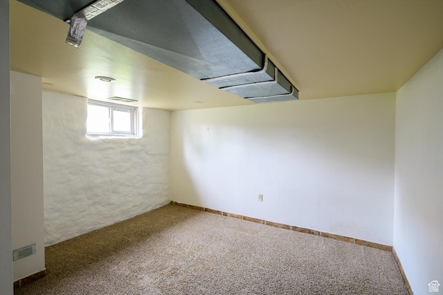 625 S 400 E, Salt Lake City, UT 84111 - basement featuring carpet flooring and baseboards