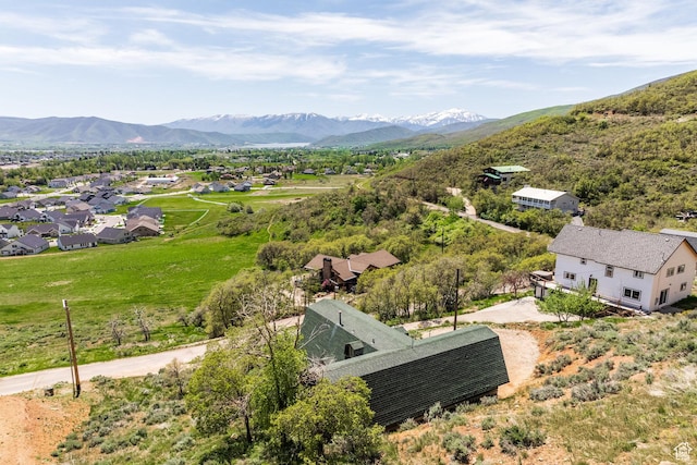 350 Luzern Rd E, Midway, UT 84049 - aerial view of residential area featuring a mountainous background