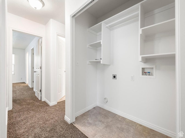 94 N 2830 W, Provo, UT 84601 - laundry room featuring electric dryer hookup, hookup for a washing machine, and baseboards