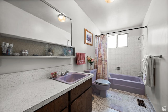 4314 S 615 E, Millcreek, UT 84107 - full bath featuring toilet, shower / tub combo with curtain, and vanity