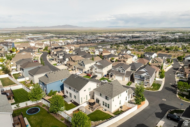 242 E Ridgeline Way N, Salt Lake, UT 84054 - aerial perspective of suburban area featuring mountains